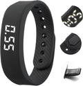 Vibrating Alarm Wristband for Heavy Sleepers, 40-Day Battery Life, Waterproof Silent Shock Watch with USB Charging, Silent Vibration Alarm Clock for Students, Sports, Won‘T Wake Your Partner (Black)